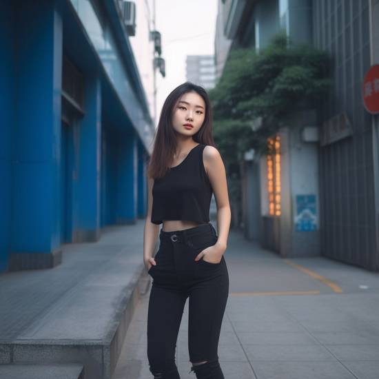 黑色牛仔褲配什么上衣好看，黑色牛仔褲上衣搭配好看秘籍