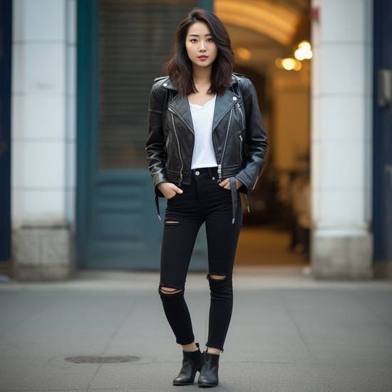 牛仔褲配皮鞋好看嗎,牛仔褲配皮鞋的時尚美學,穿出優雅氣質