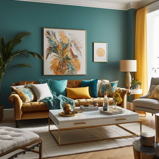 藍(lán)綠色配什么顏色好看,藍(lán)綠色最佳配色方案:白色米色黃色彰顯高級(jí)感