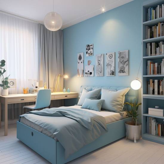 淡藍色配什么顏色好看,藍色和綠色都很好,但我個人更喜歡藍色,因為它給人以寧靜、沉穩的感覺