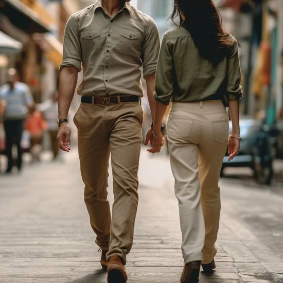 卡其色褲子配什么顏色上衣好看,卡其色褲子最佳配色方案全解析