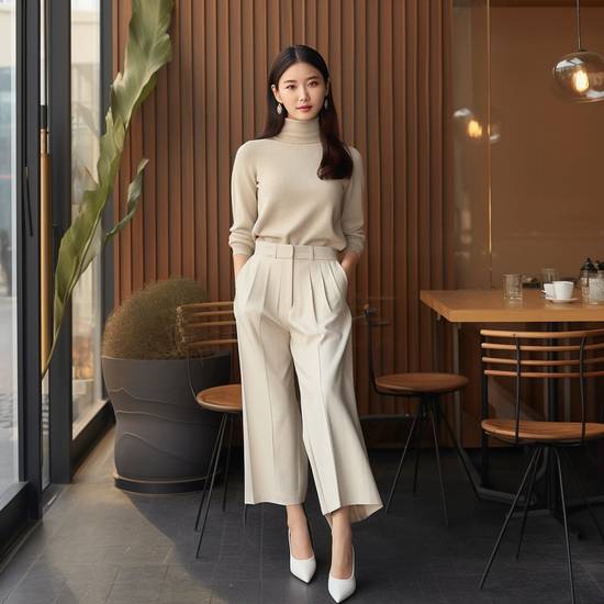 闊腿褲搭配什么上衣好看，闊腿褲上衣最佳搭配方案