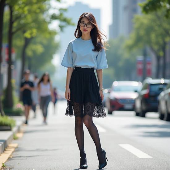 藏藍(lán)色裙子配什么顏色襪子,藏藍(lán)裙子襪子顏色搭配指南
