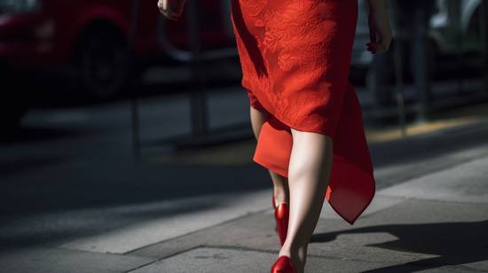 紅裙子配什么鞋子好看,紅裙最佳鞋履搭配指南:色彩款式全解析