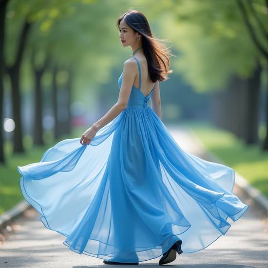 藍色裙子配什么顏色鞋子,藍色裙子鞋色搭配完美指南