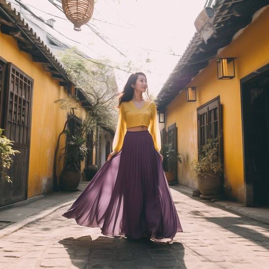 紫色裙子配什么顏色上衣,紫色裙子搭配上衣顏色推薦