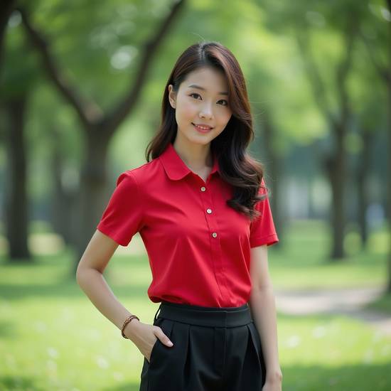 紅色上衣配什么顏色的褲子，紅色上衣褲子顏色搭配推薦