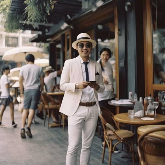 男士白色褲子配什么顏色上衣好看，男士白褲上衣配色最佳方案