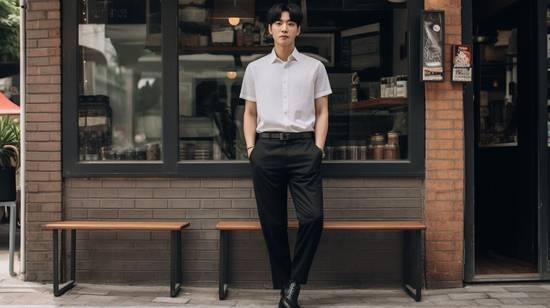 黑色的褲子配什么顏色的上衣,黑色褲子上衣顏色搭配指南