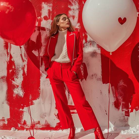 紅色衣服配什么褲子,紅色衣服褲子配色實用方案