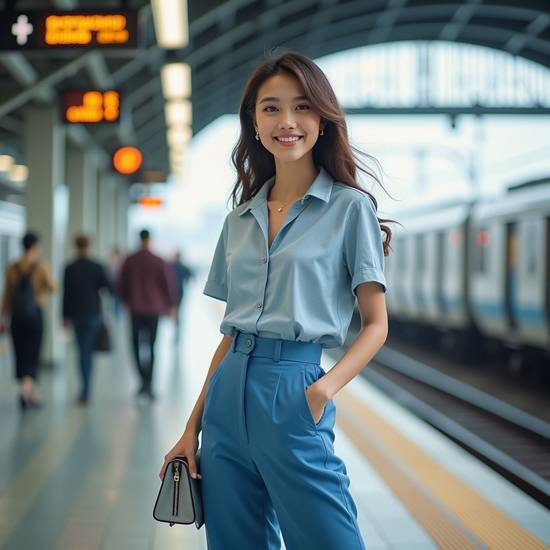 淺藍色上衣配什么顏色褲子好看，淺藍色上衣褲子最佳配色指南