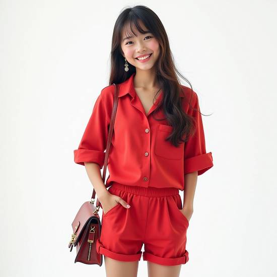 紅色上衣配什么顏色的褲子，紅色上衣褲子顏色搭配推薦