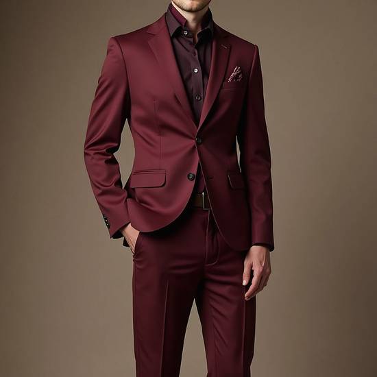 酒紅色上衣配什么顏色褲子，酒紅色上衣褲子顏色搭配精選