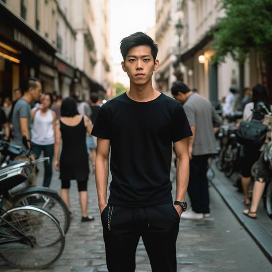 黑t恤搭配什么褲子,黑T恤褲子搭配精選指南