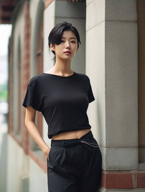 黑色上衣配什么顏色褲子,黑色上衣搭配褲子顏色推薦,時尚百搭不出錯