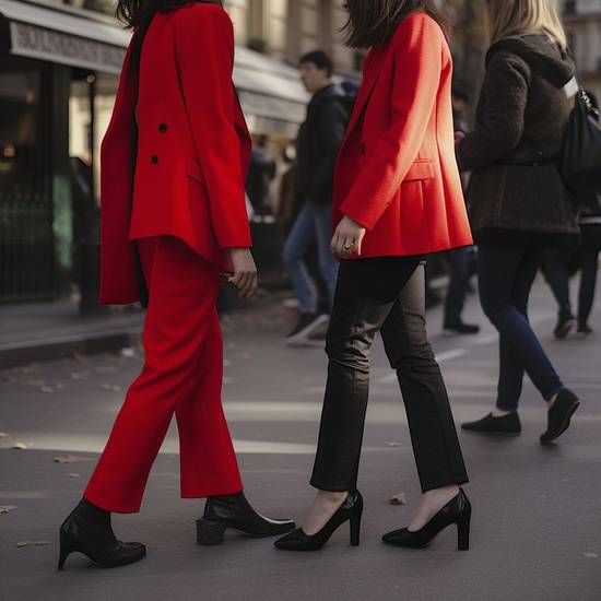 紅色衣服配什么褲子好看，紅色衣服褲子搭配時髦方案