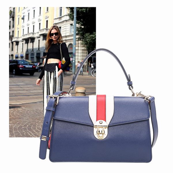 2017條紋大熱，添一個HONGU包包讓造型加分！