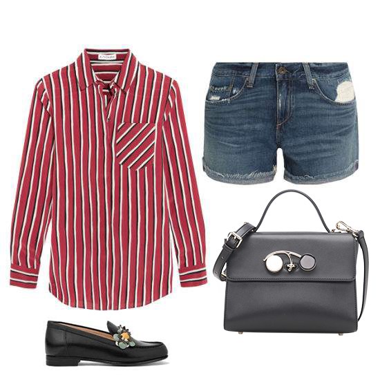 2017條紋大熱，添一個HONGU包包讓造型加分！